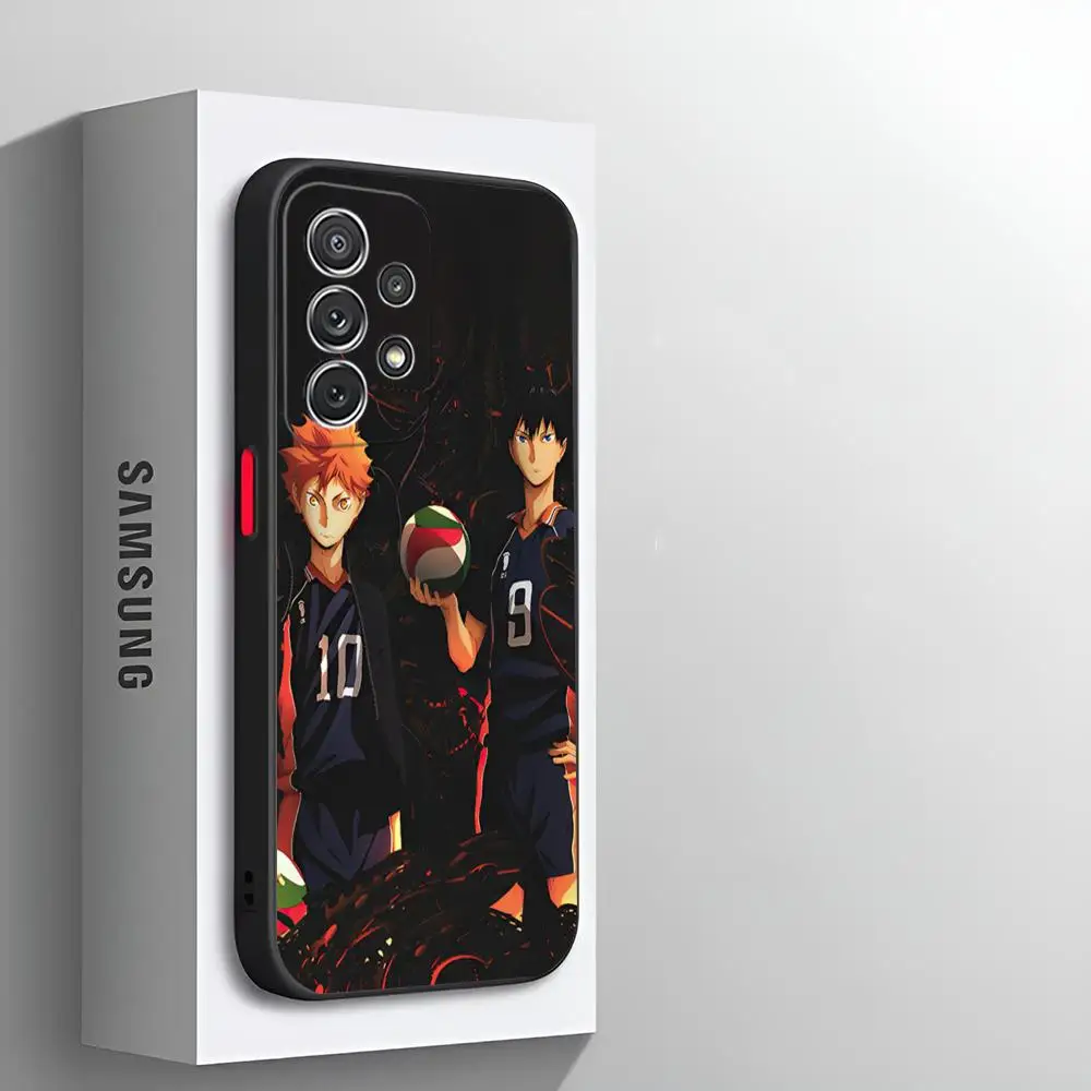 Чехол для телефона с рисунком аниме Haikyu подходит Samsung S25 24 S23 S22 S21 S20 Plus Ultra Note20 чехол