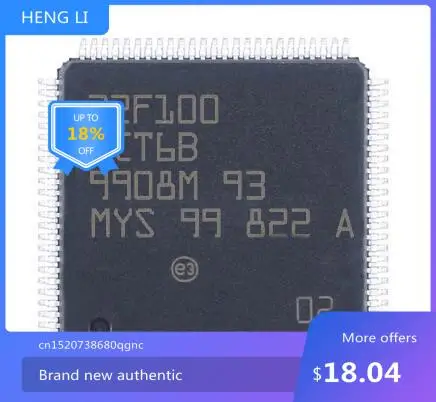

100% NEW Free shipping STM32F100VCT6 STM32F100VCT6B QFP100 STM32F100VC MCU