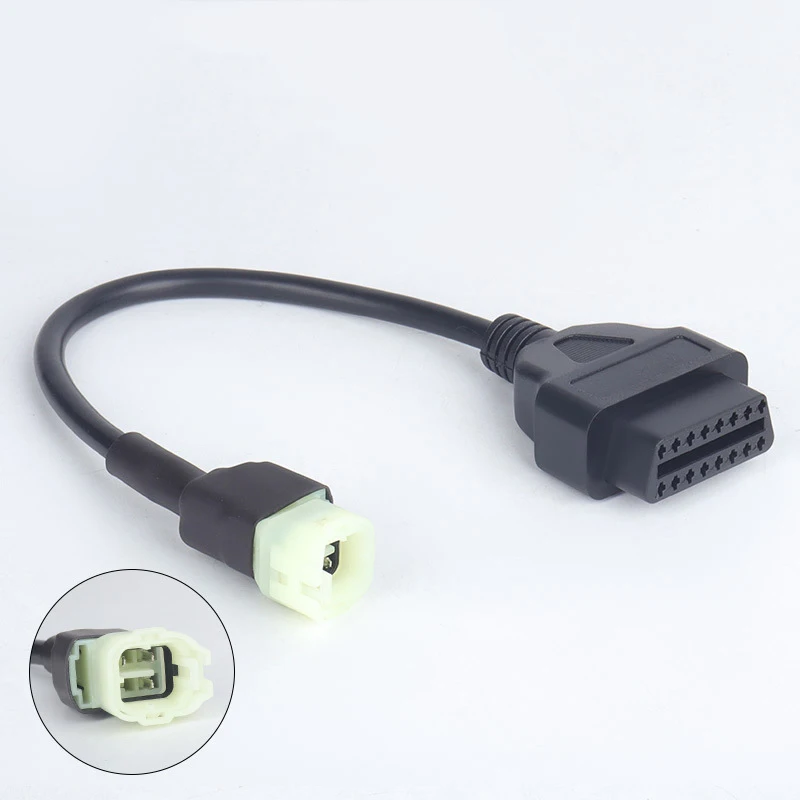 

OBD2 to 4 Pin Diagnostic Adapter Cable Motorcycle Fault Detection Parts Fit for Honda Motorbikes