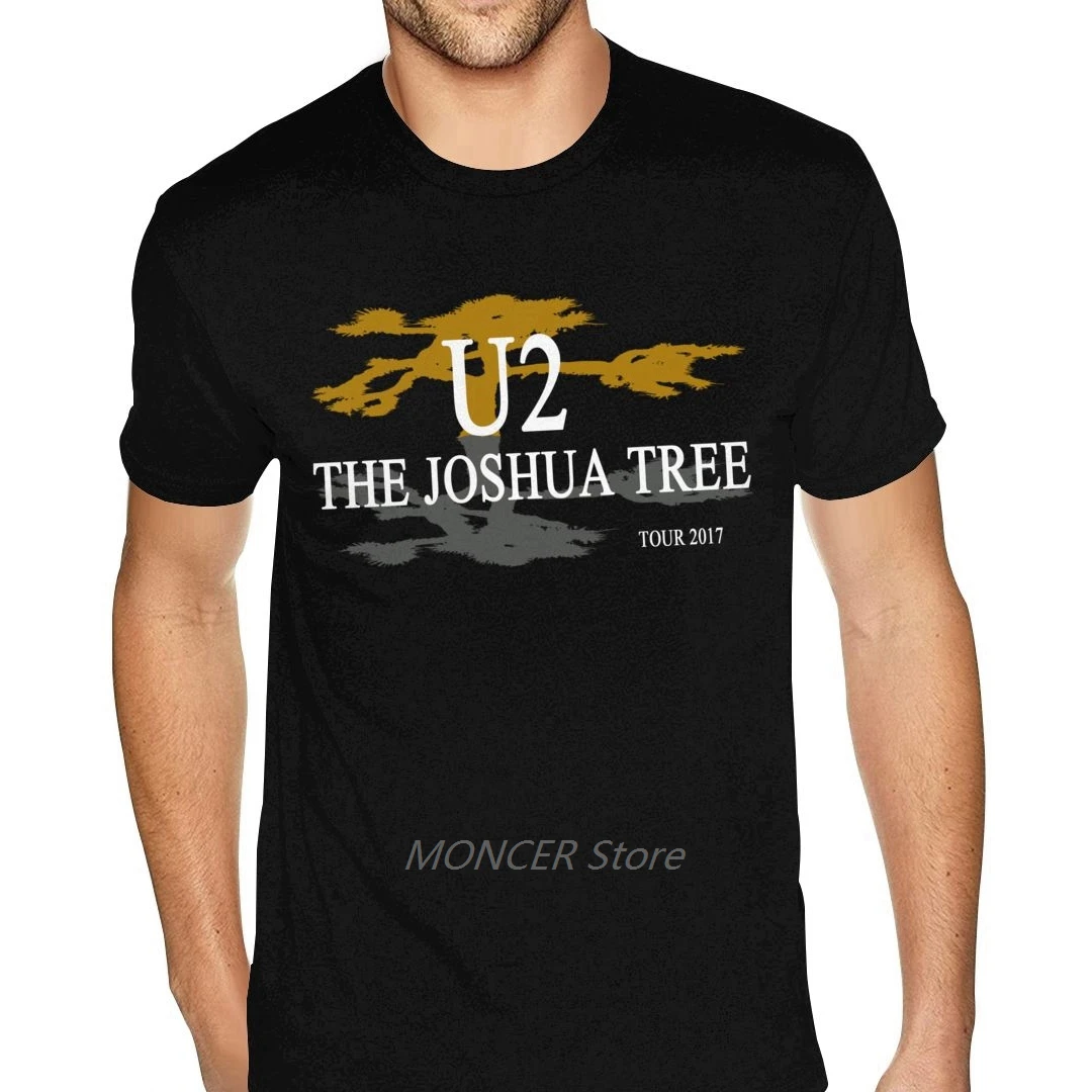 

U2 The Joshua Tree 30th Anniversary 2017 World Concert Tour TShirts Young Boy 80S Hip Man Short Sleeves Sale Branded Apparel