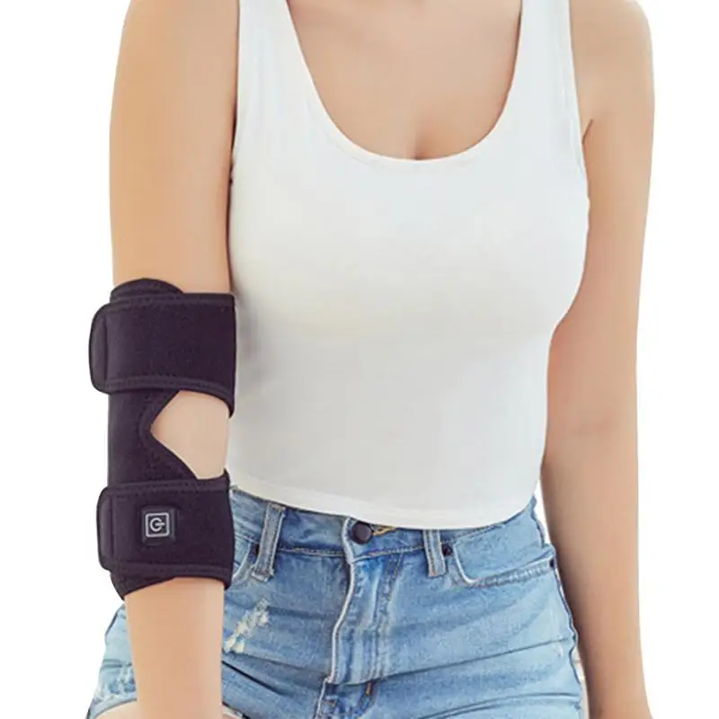 

Elbow Heating Wrap USB Operated Elbow Heated Brace With 3 Temperature Settings For Sprained Elbows Tendonitis