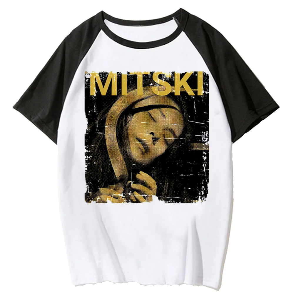 Футболка Mitski женская летняя забавная футболка одежда в стиле Харадзюку для