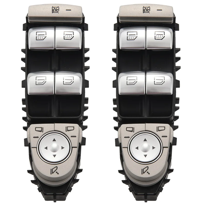 

2X Front Door Window Switch 2229056800/A 222 905 68 00 for Mercedes-Benz C300 C63 C350E C-Class W205 W253 W222