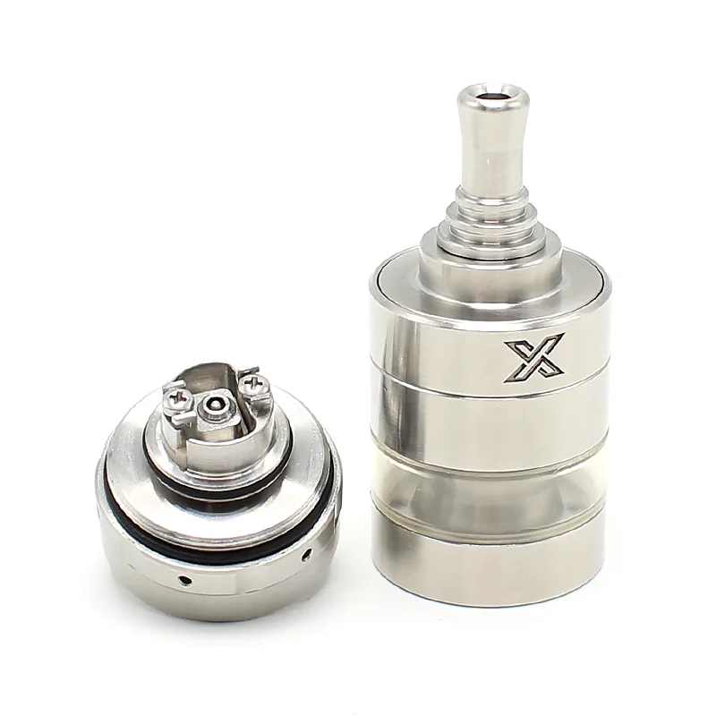 

SXK KF X Style Kayfun X MTL RTA 22mm Diameter 316SS 4ml Capacity Rebuildable Tank Vape Atomizer Top Filling Atomizer Rta Tank