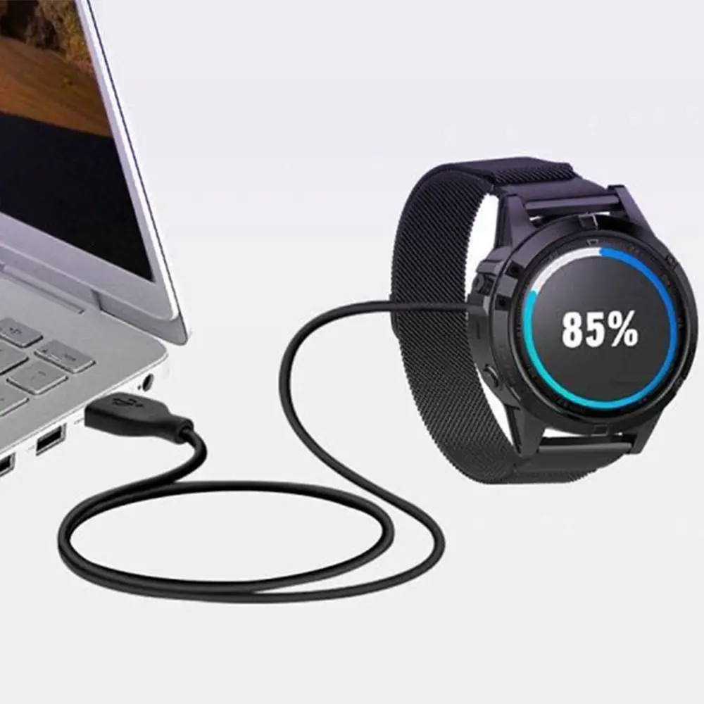 Фото Кабель для зарядки и передачи данных для умных часов Garmin Fenix 7, 6, 5, Venu 2 Plus, Instinct 2, Epix 2, 1 метр, Type-C №2