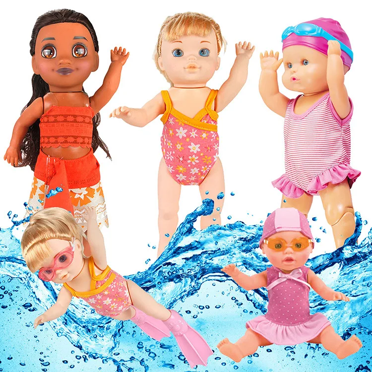

Baby Swimming Doll Waterproof Education Smart Electric Gifts Dolls Water Fun Joint Movable Swim Dolls Infant Toys for Children