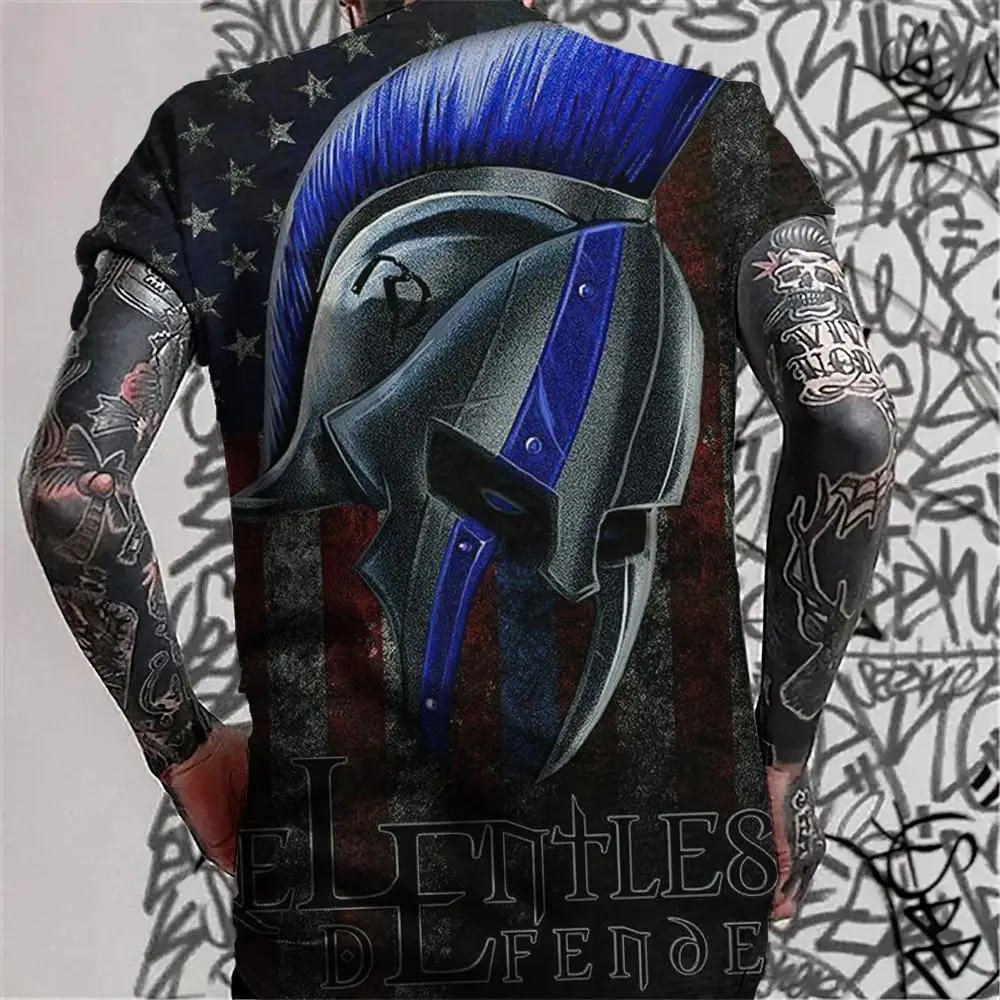 

Футболка мужская летняя с коротким рукавом и круглым вырезом, размеры до 6xl