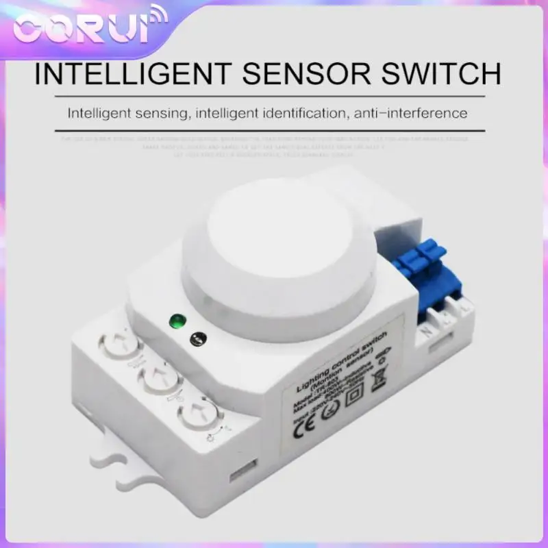 

Corui Microwave Sensor Switch 5.8GHz Smart Radar Sensor 360 Degree Radar Motion Sensor LED Light Switch Body Movement Detector