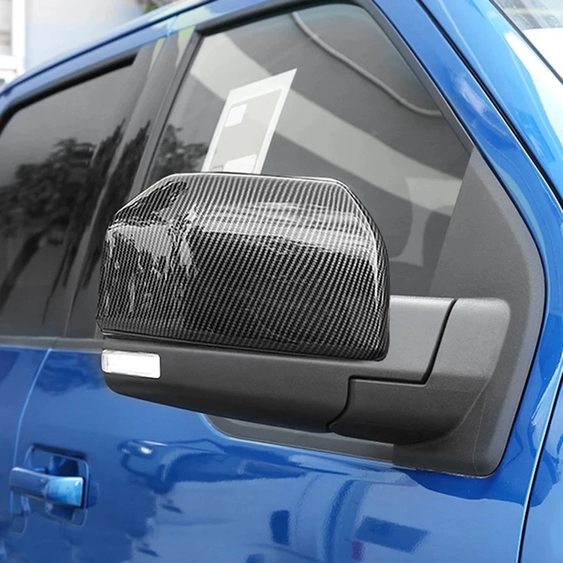 

Накладка на боковое зеркало из углеродного волокна для боковой двери, накладка на боковое зеркало, оболочка для Ford Raptor F150 2015 +