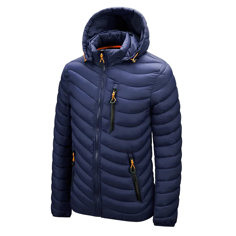 

Brand Winter Warm Waterproof Jacket Men 2022 New Autumn Thick Hooded Parkas Mens Fashion Casual Slim Jacket Coat Men latest AUSO