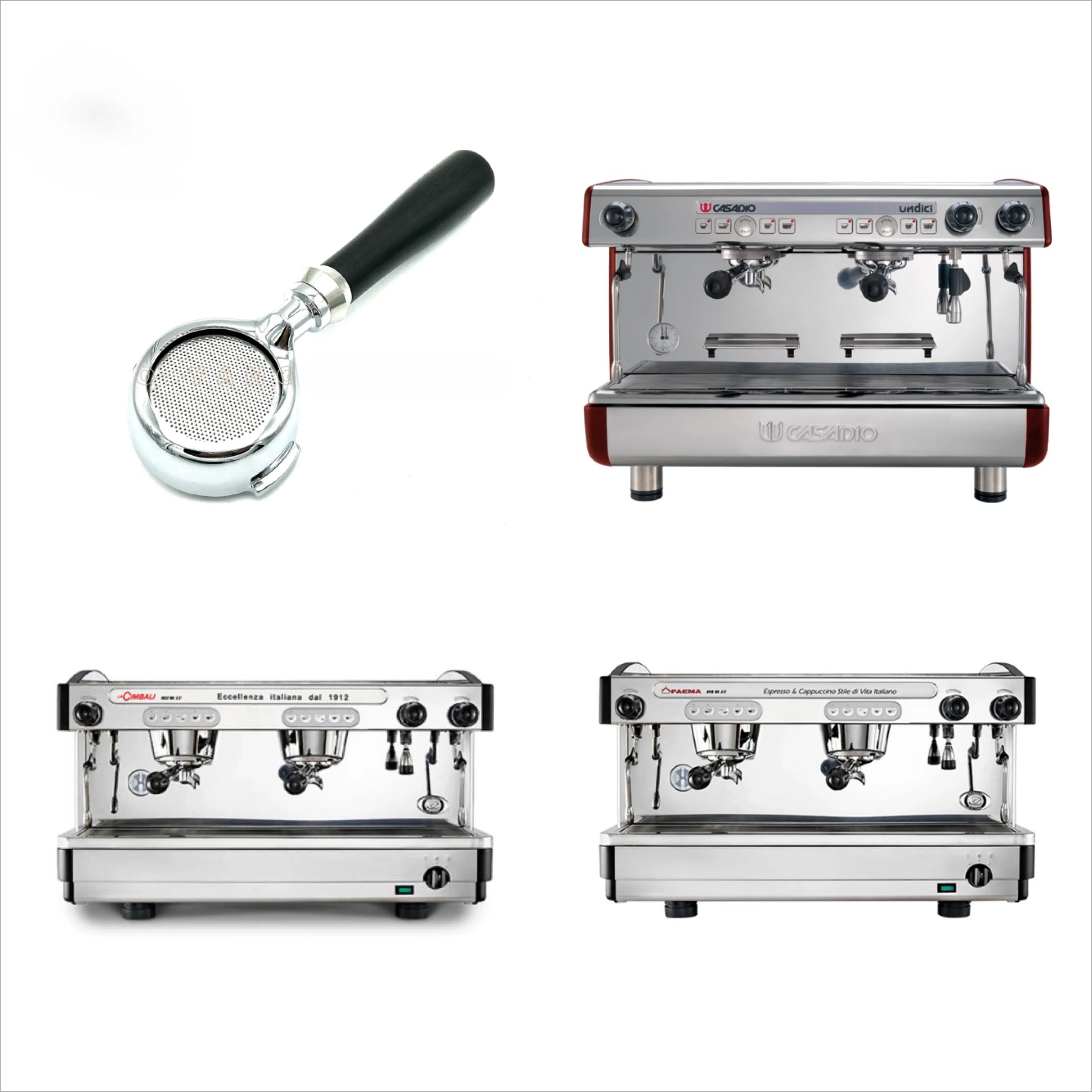LA CIMBALI M27 FAEMA Pegasus E98 Casadio полуавтоматическая кофемашина бездонная ручка