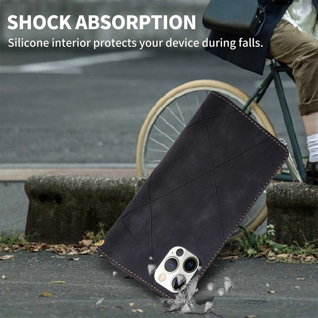 

Waterproof Mobile Phone Shell Phone Case PU Leather Wallet Protective Cover