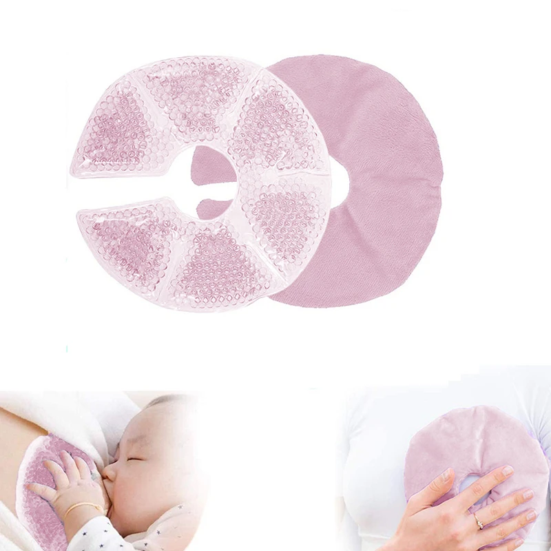 

1Pcs Breast Therapy Pack Ice Pack Pads Hot or Cold Use For Nursing Mother Hot Cold Breastfeeding Gel Pads Personal Health Care