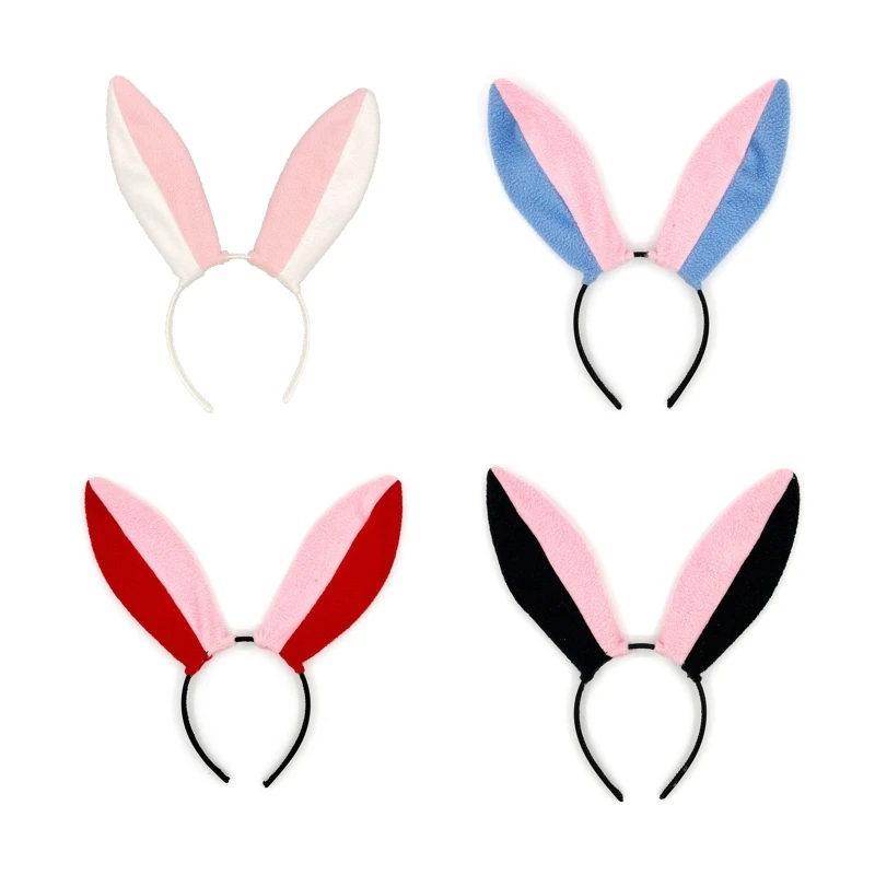 

Fashion Rabbit Ears Hair Hoop Headband Cosplay Hair Accessories Cartoon Animal Ears Headdress for Women Gatherings