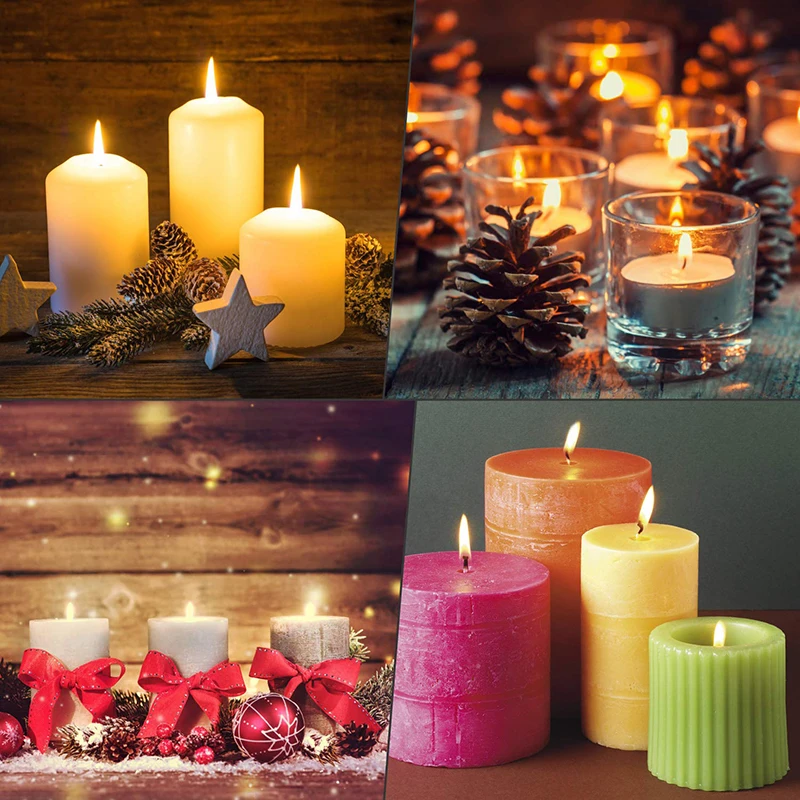 100Pcs/Lot Cotton Candle Wick Flameless Smokeless Wick Candle Light Making Birthday Party Christmas Candle Decor 9/15/20cm