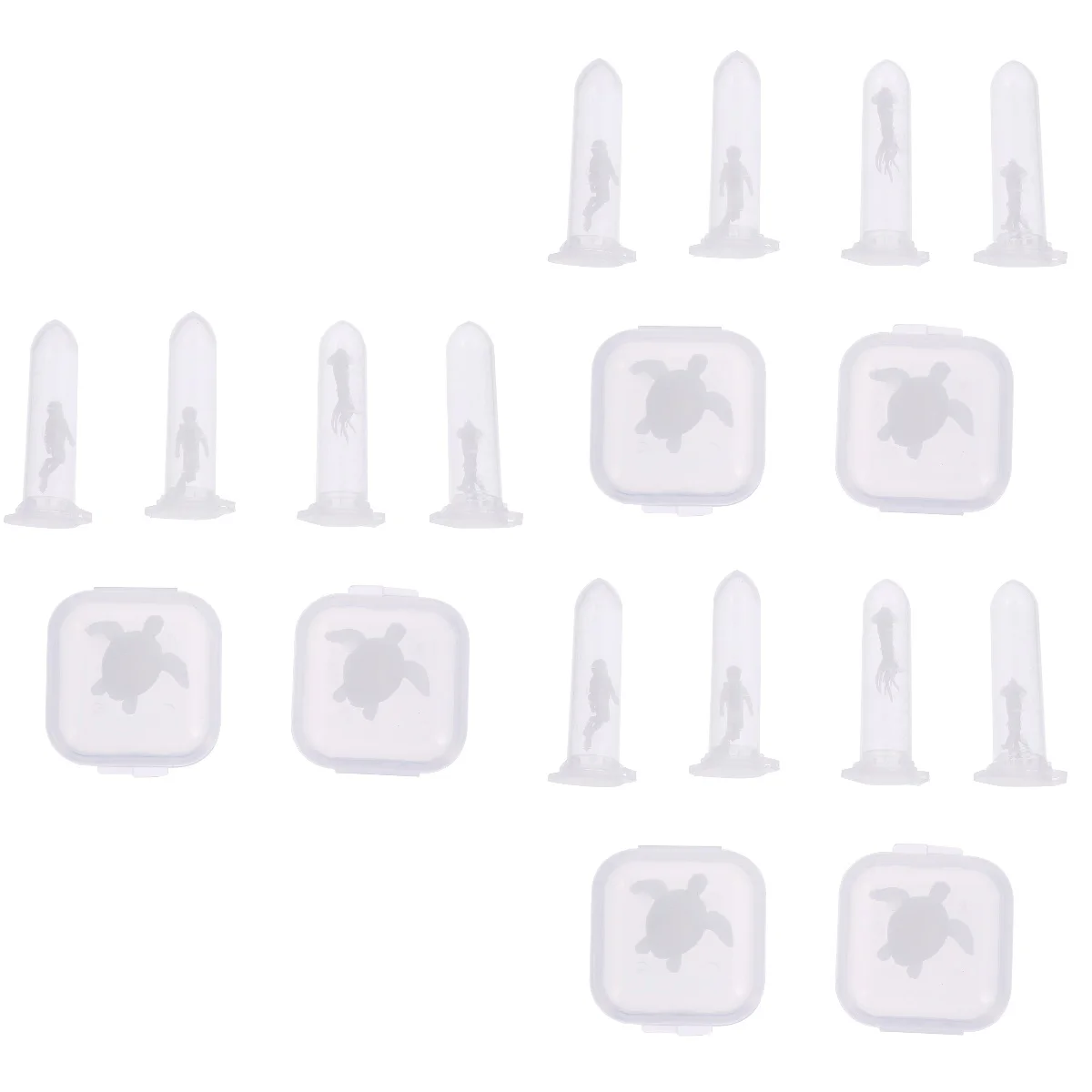 

Mold Resin Molds Turtle Tortoise Epoxy Mould Mini Making Animal Candy Earring Keychain Squidfillers Chimes Soap Pudding Filler
