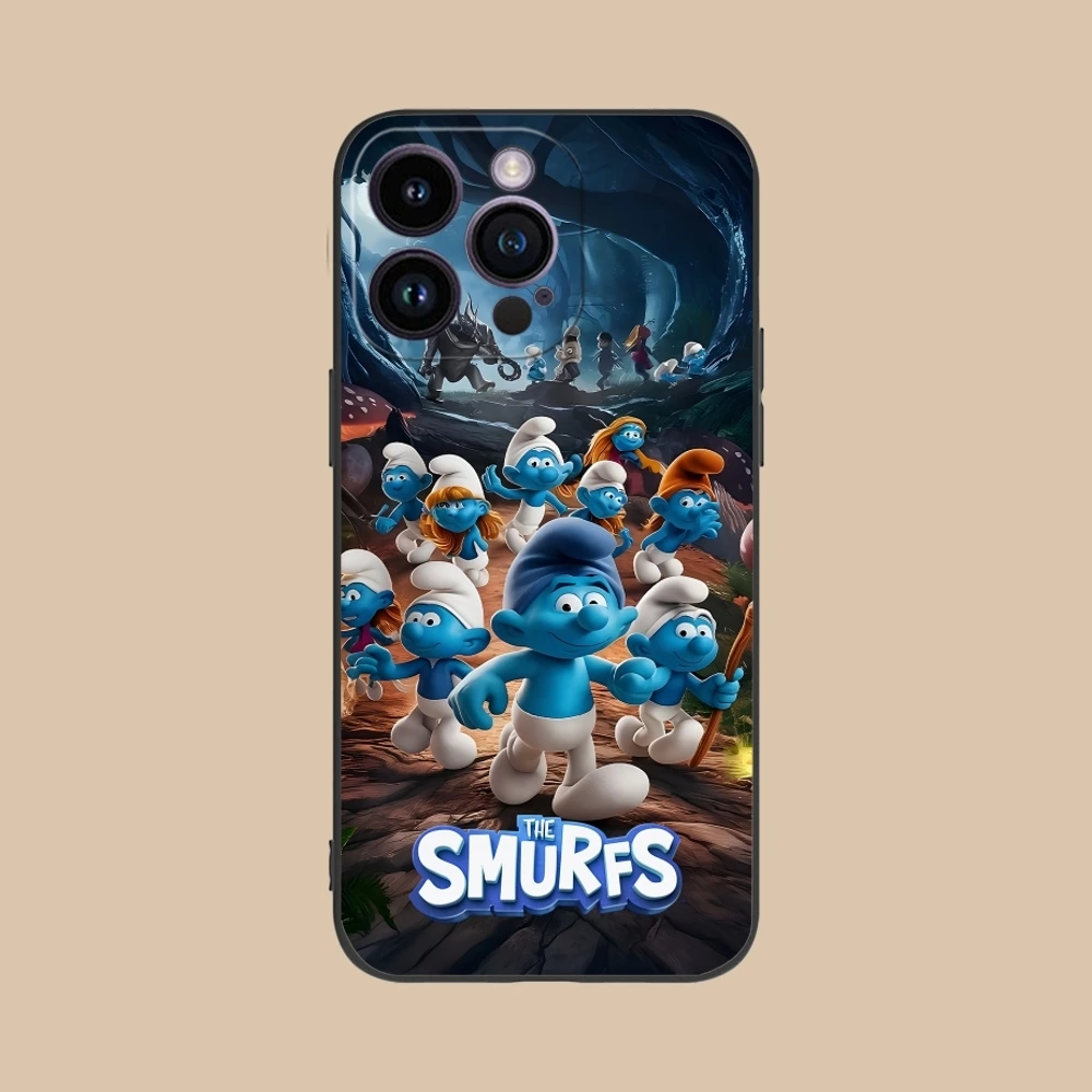 Smurfs Smurfette Smart Чехол для мобильного телефона iPhone 16 15 14 13 12 11 X XR XS 8 7 Pro Max Plus