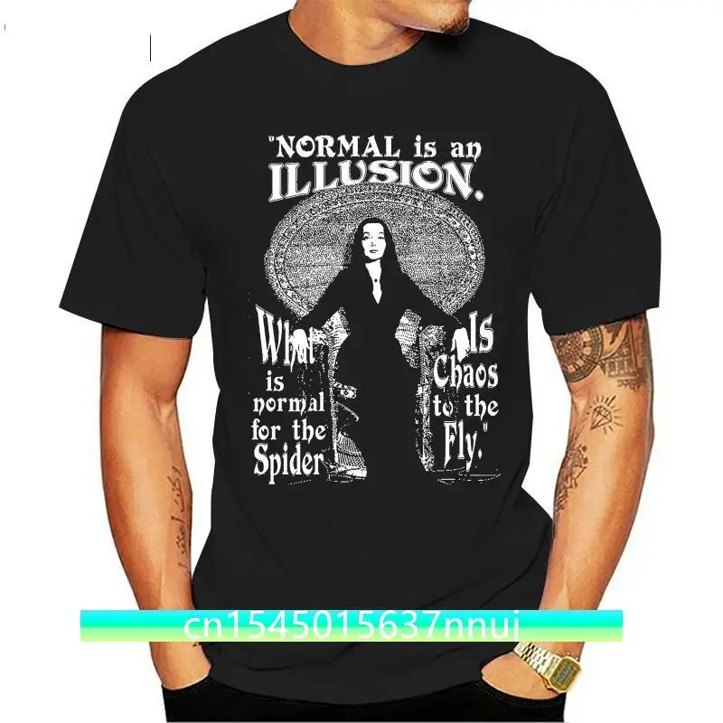 

Morticia Addams Normal Is An Illusio Classic Movie T Shirt Size S To 3Xl