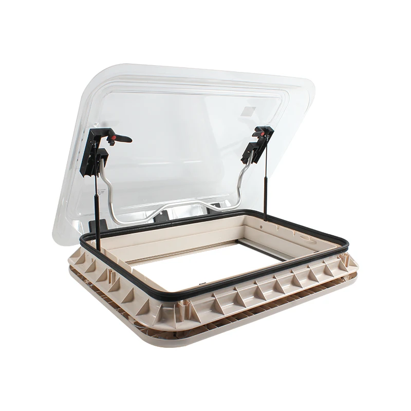 

RV Camper Trailer RV Accessories 700*500 mm with LED Light UV resistant High Quality Circle Car Window