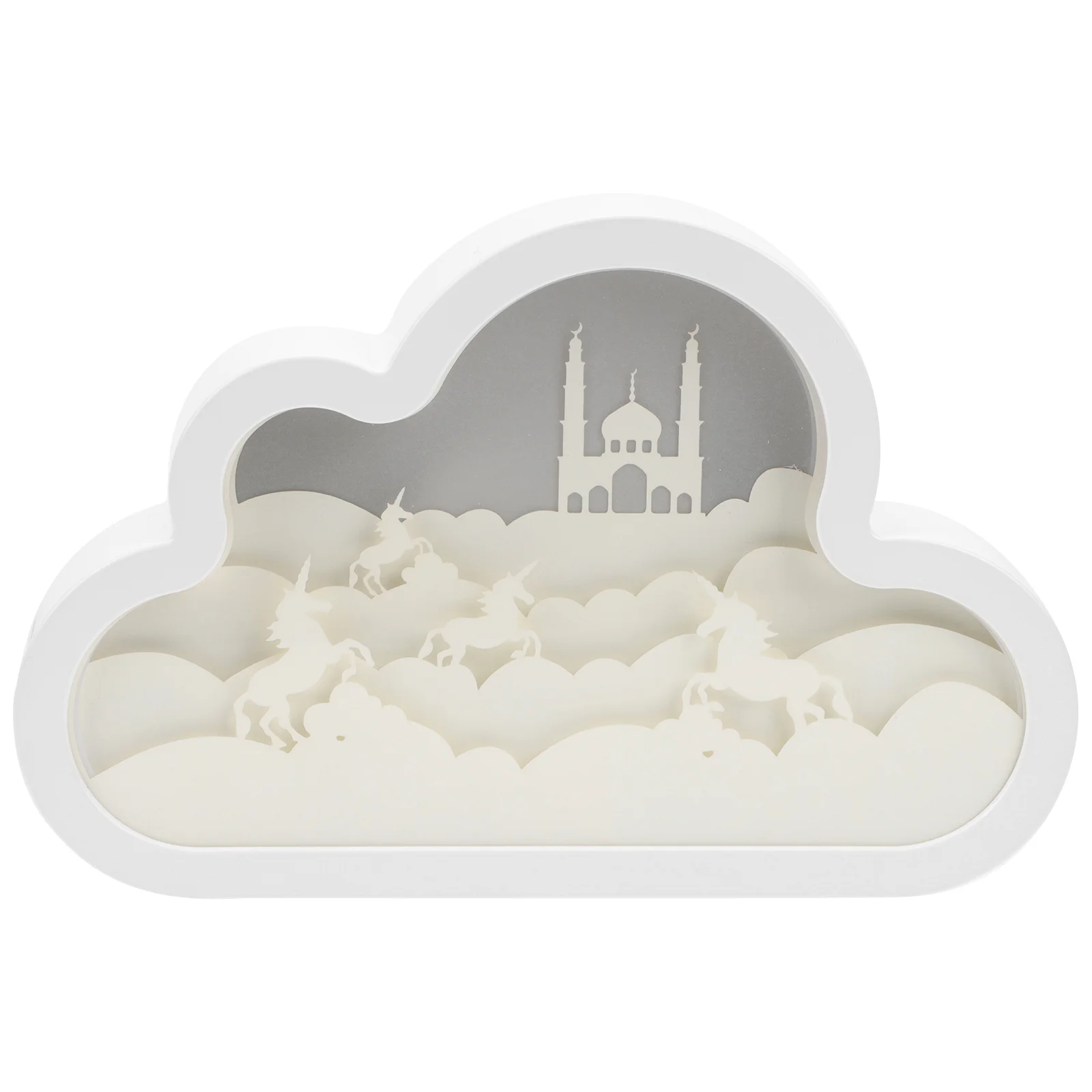 

1Set Exquisite Light Shadow Light Unique Paper Cut Lamp Household Night Lamp