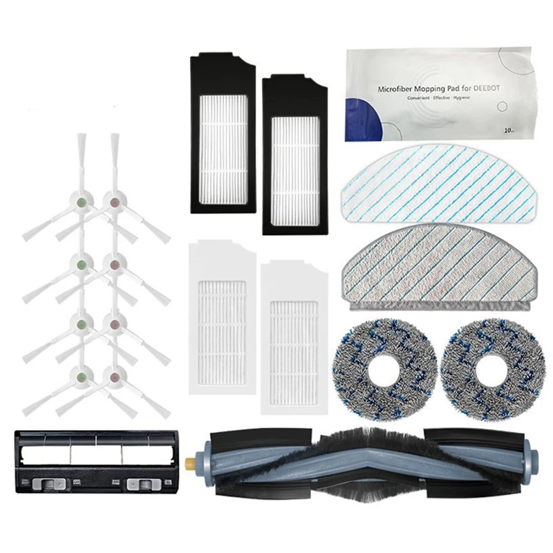

HEPA Filter For Ecovacs Deebot T10 T10 Turbo Robot Vacuum Cleaner Accessories Side Brush Kit Mop Cleaning Cloth Parts