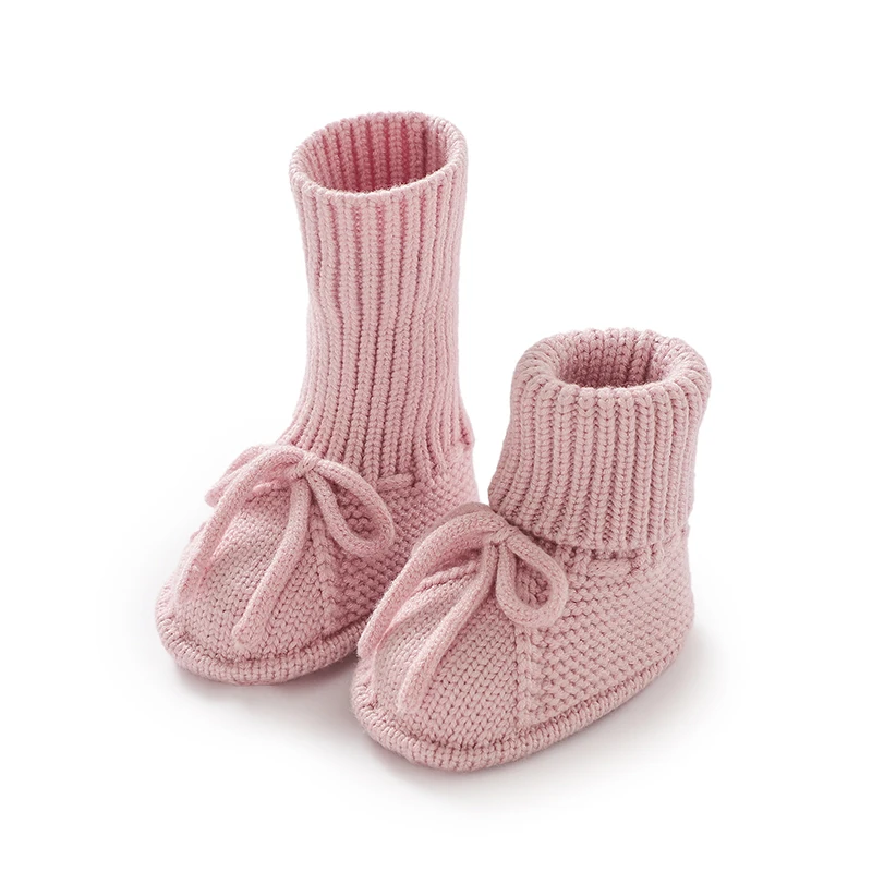 Туфли трикотажные для новорожденных на 0-18 месяцев