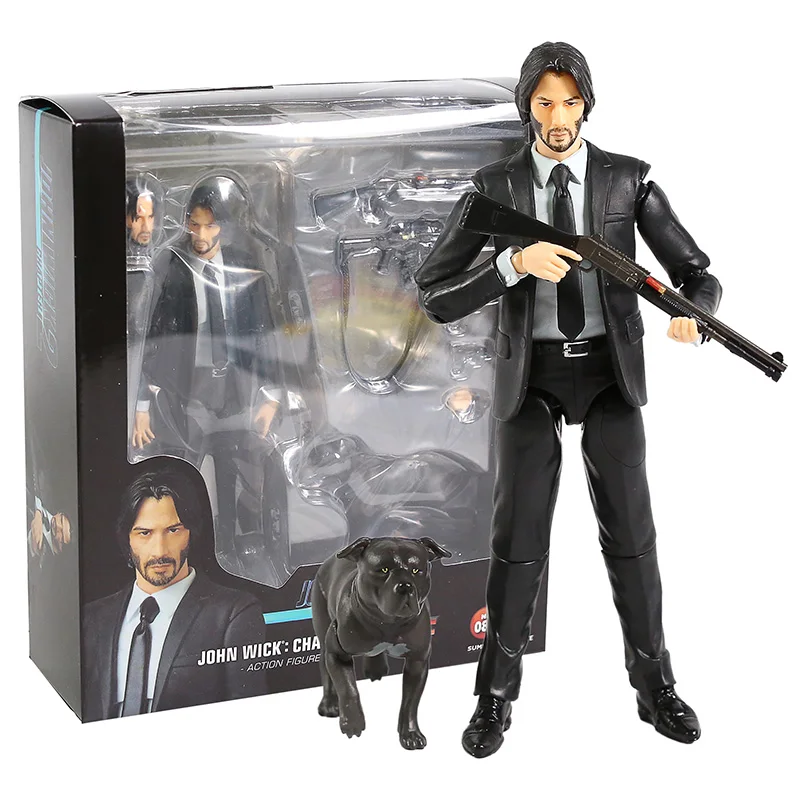 MAFEX 085 John Wick Chapter 2 Keanu Reeves PVC Action Figure Model Toy Colletible Figurine