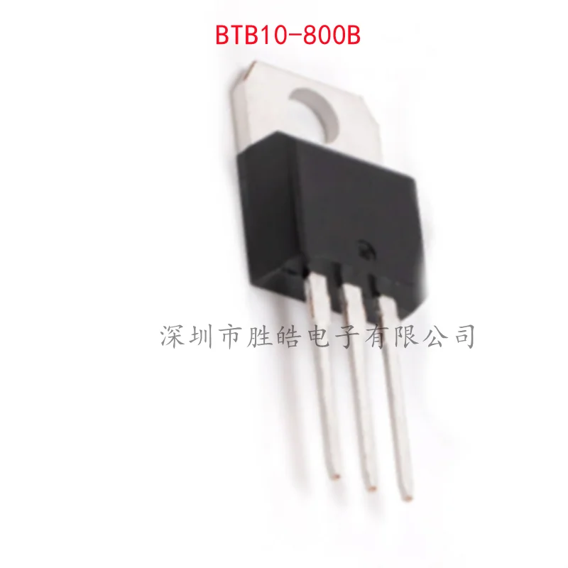 (10PCS)  NEW  BTB10-800B  10A  800V  Two-Way  Silicon Controlled  Straight Into The TO-220  Integrated Circuit