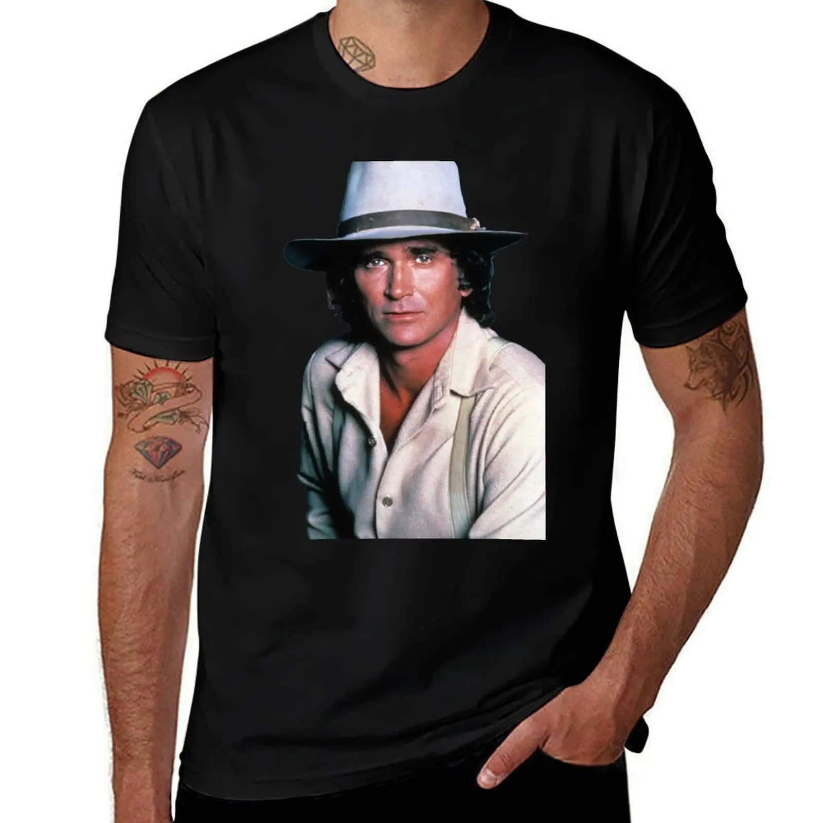 Фото Футболка Michael Landon, летняя модная повседневная футболка. №1