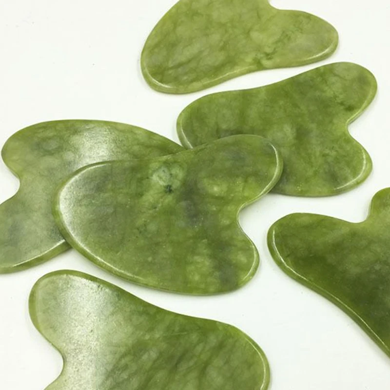 

Health Care Massage Natural Gua Sha Board Guasha Scraper Face Lifting Meridian Scraping Jade Guasha Massager Stone Beauty Tool