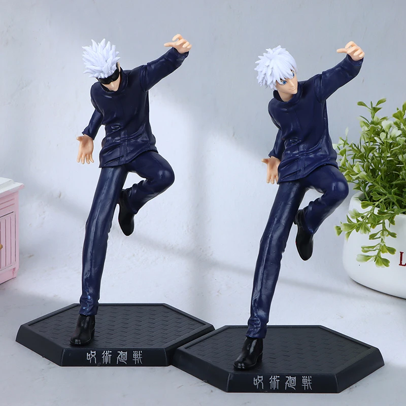 Gojo Satoru Cover Eyes Mantist Kawaii Figurine Pvc Collectible Model Doll Toy Gift