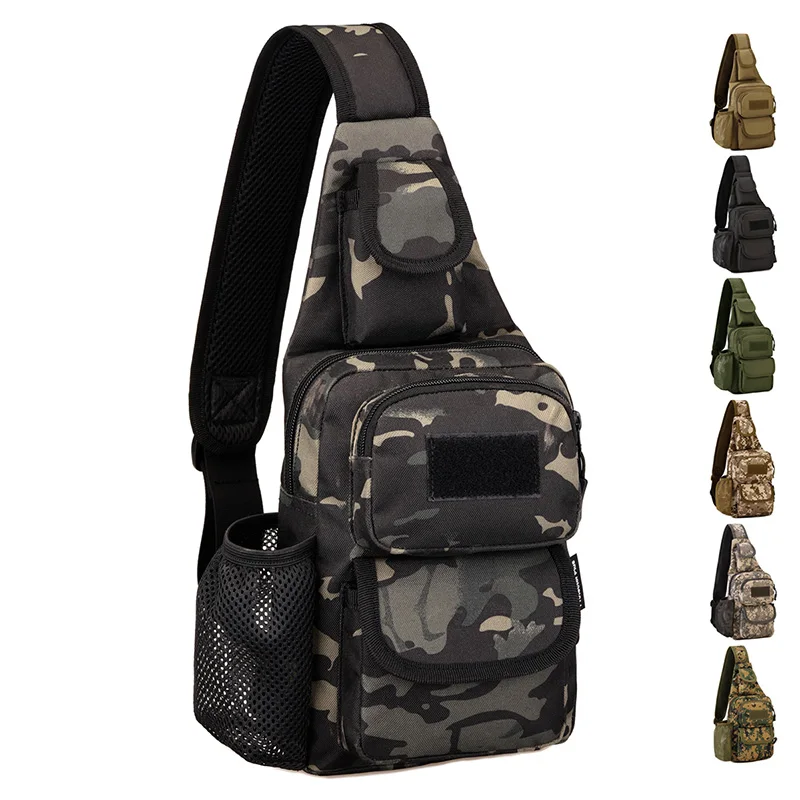 

Military Tactical Shoulder Bag Men Hiking Backpack Nylon Outdoor Hunting Camping Fishing Molle Army Trekking Chest Sling Bag