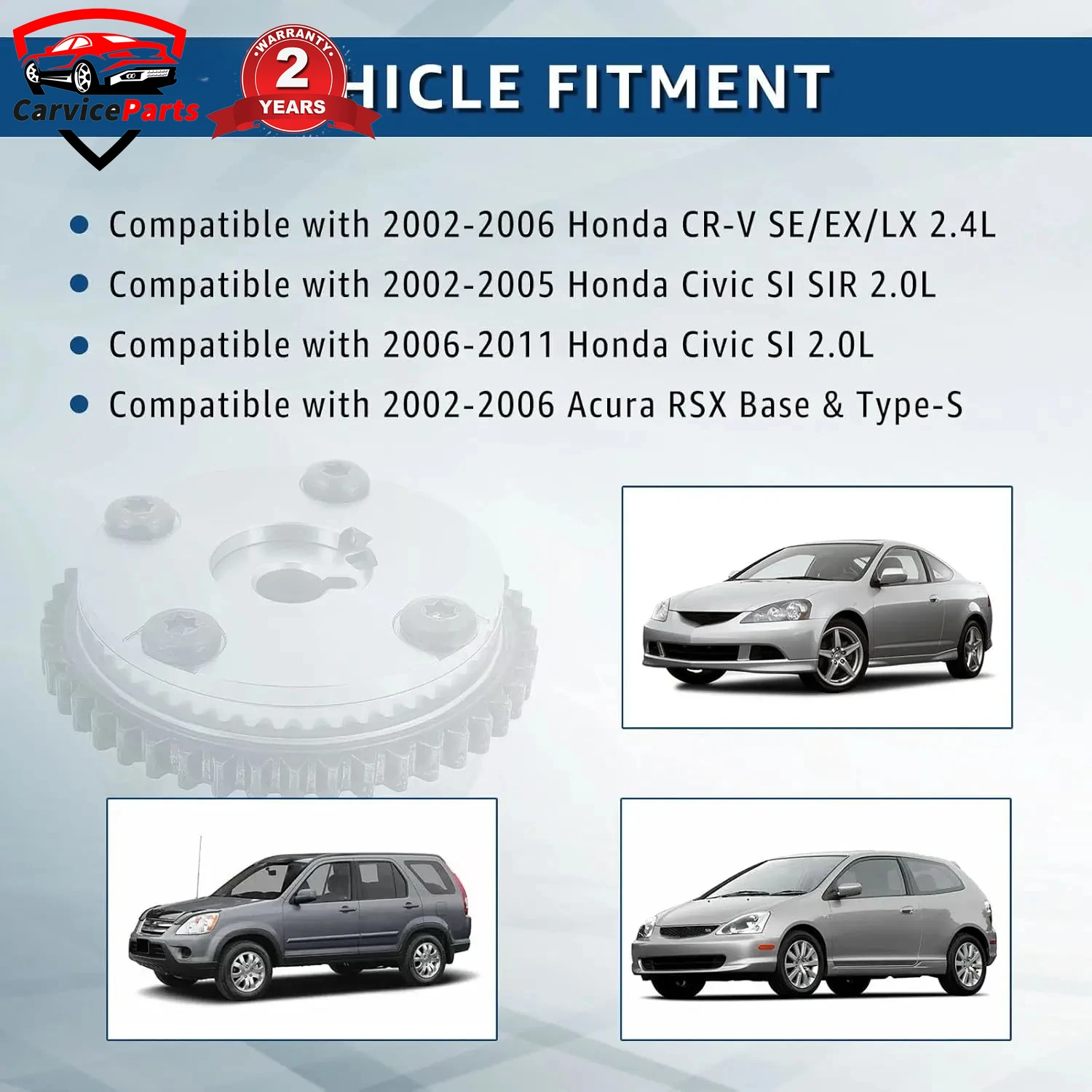 Новинка зубчатый Вал Phaser VVT 14310-PND-003 14310-RBC-003 зубчатая передача для Honda Accord Φ Civic Stepwgn