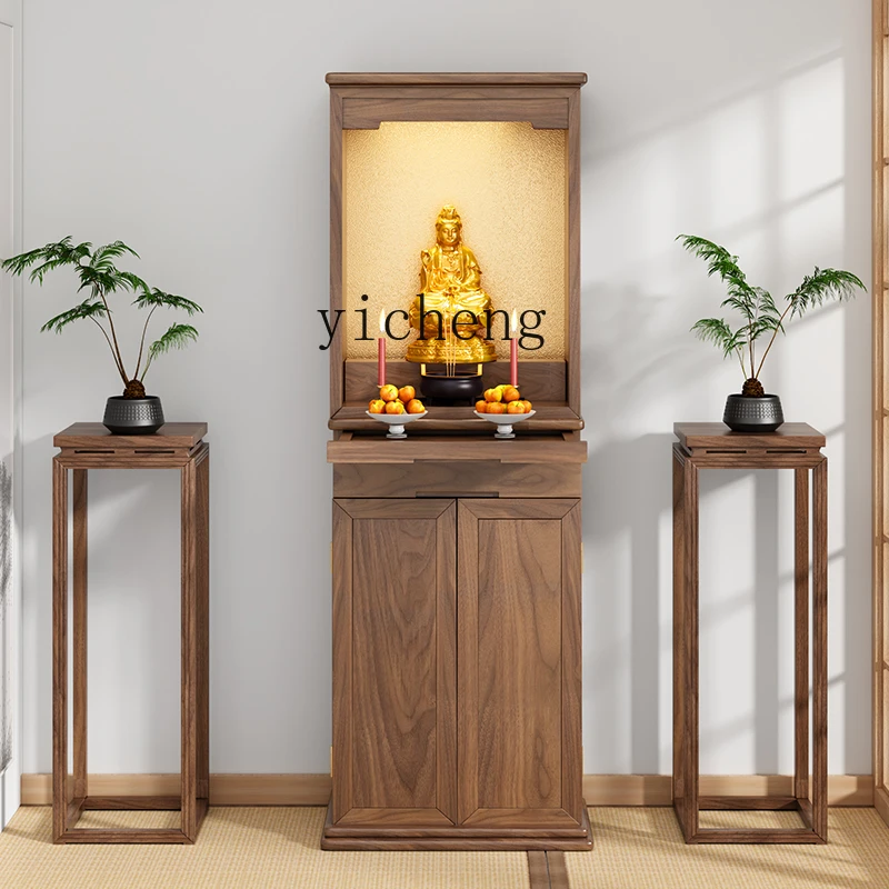 TQH буддийский шкаф из массива дерева современный простой богатства платформа