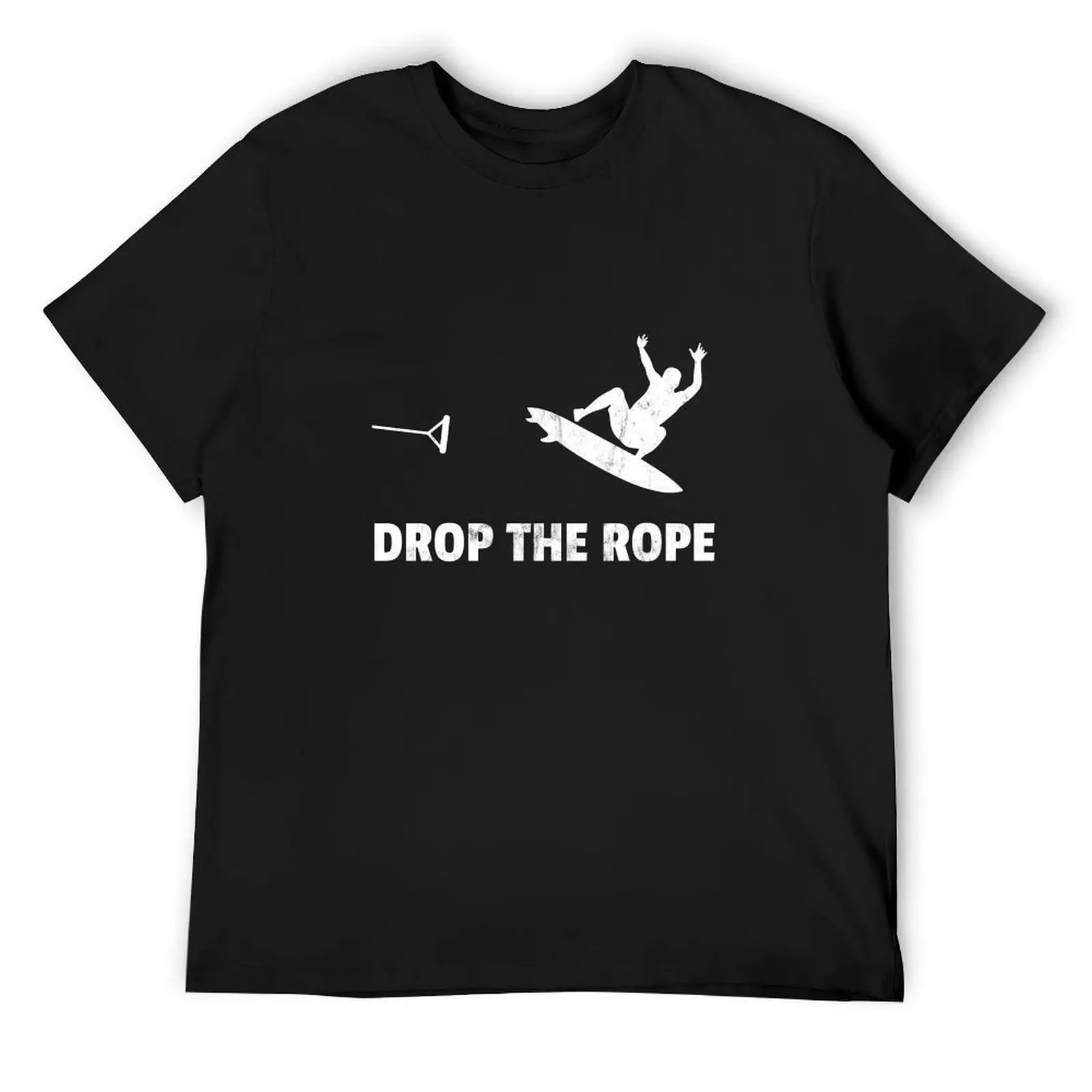 Drop The Rope Wakesurfing Wakesurf Vintage Wake Surf Design футболка аниме новое издание футболки для