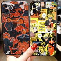naruto japanese anime phone cases for iphone 11 12 pro max 6s 7 8 plus xs max 12 13 mini x xr se 2020 back cover coque funda