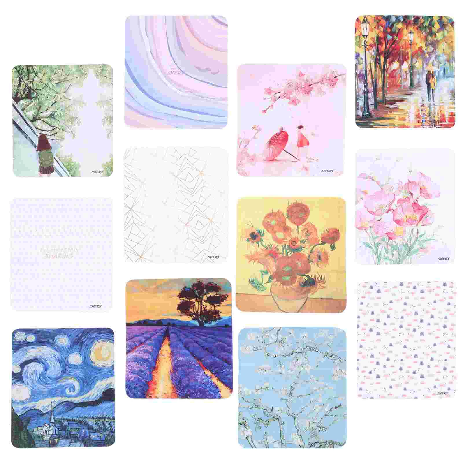 12 шт. салфетки для чистки очков очиститель линз мягкое волокно замша протирка