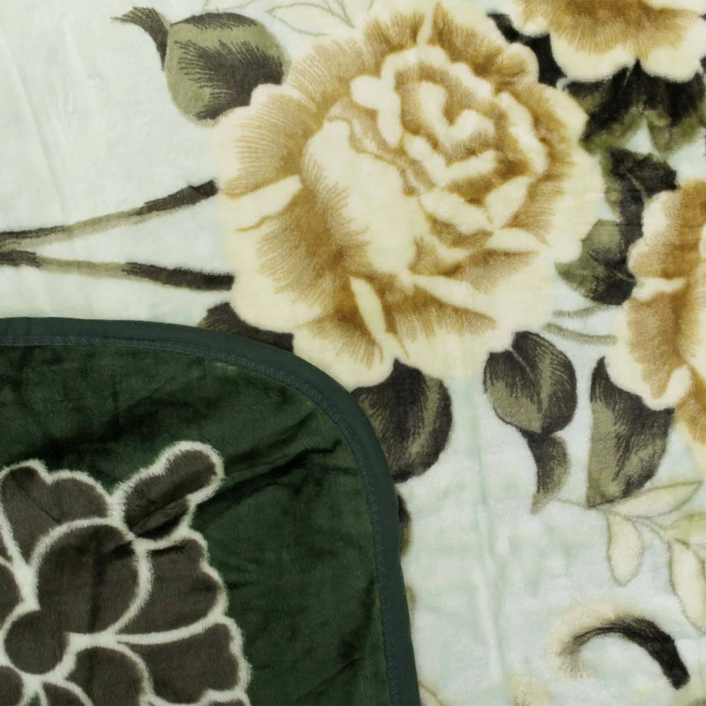 Плед &quotБабочки&quot зеленый 150x200 полуторный облегченный Смун |