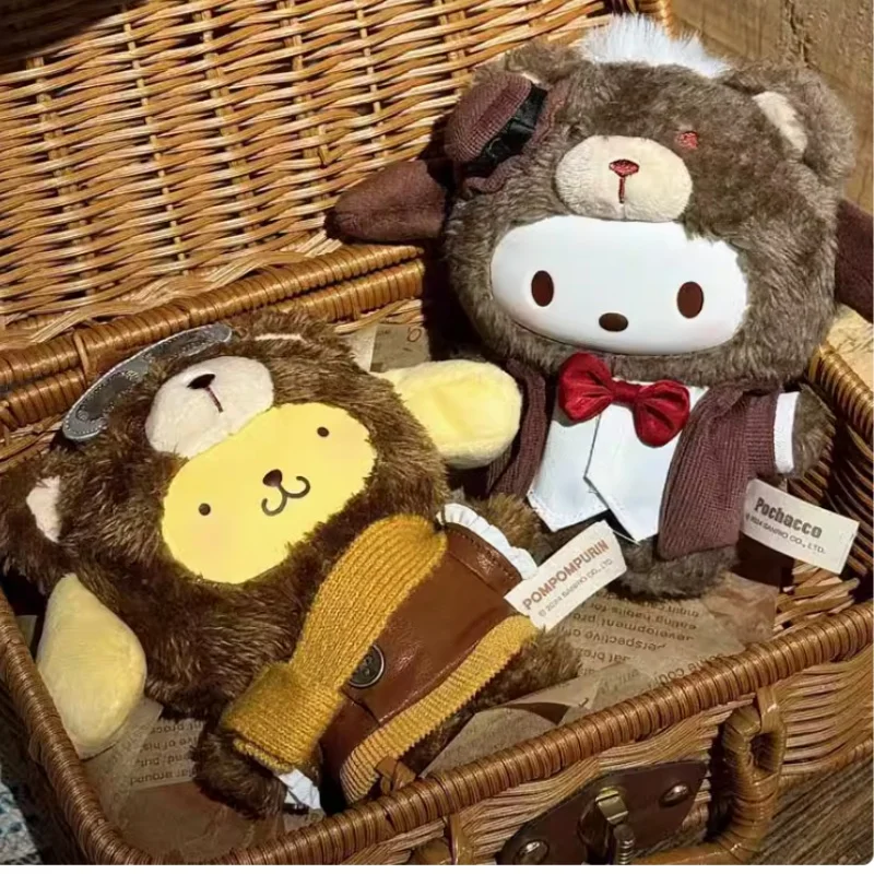 Kuromi Family British Afternoon Tea Series Blind Box Doll Toy Cute Cinnamoroll Hello Kitty Character Pendant Decorative Gift