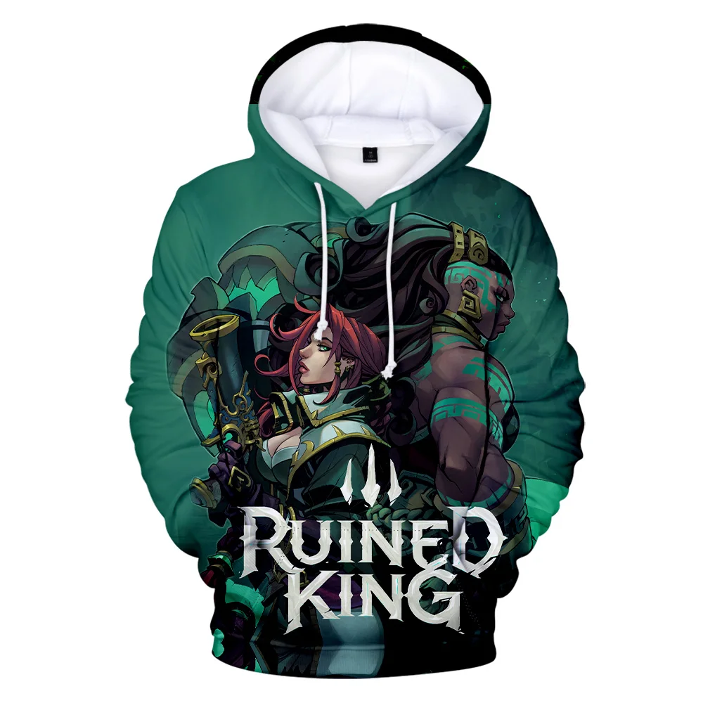 

LOL Game Ruined King Hoodie 3D Tracksuit Long Sleeve Women Men Sweatshirt Harajuku Streetwear 2021 Unisex Clothes Plus Size