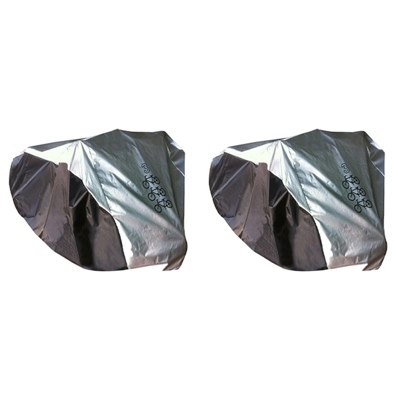 

New 2X Waterproof Triple 3 Bike Nylon Bicycle Cycle Scooter Dust Resistant Rain Cover
