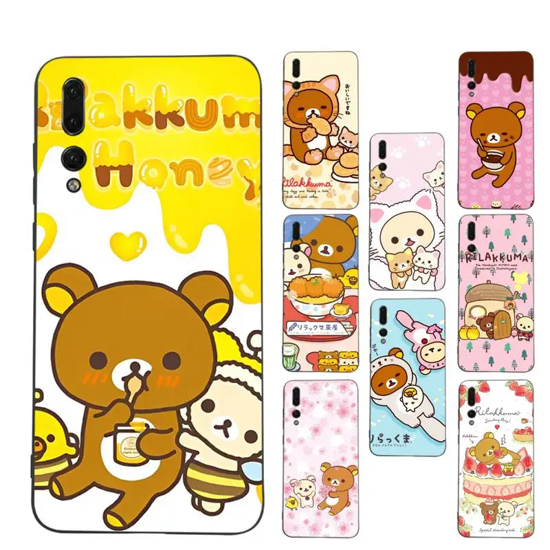 

R-Rilakkuma cute Phone Case for Huawei P30 40 20 10 8 9 lite pro plus Psmart2019