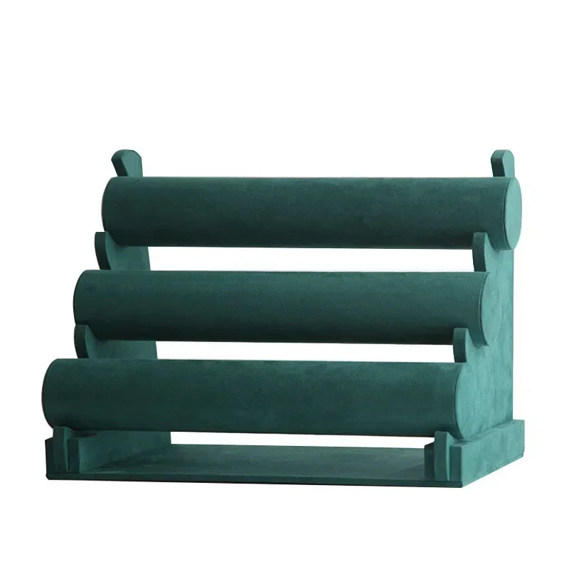 Держатель-подставка для ювелирных изделий портативная Вельветовая стойка в