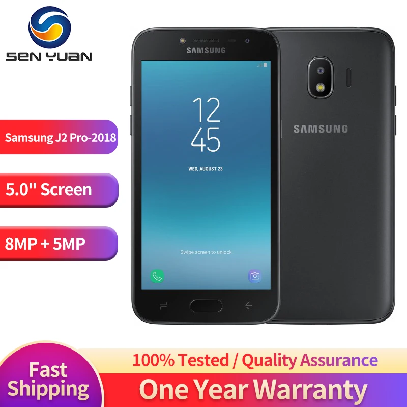 Оригинальный разблокированный сотовый телефон Samsung Galaxy Grand Prime J2 Pro (2018) J250F J250G 4G