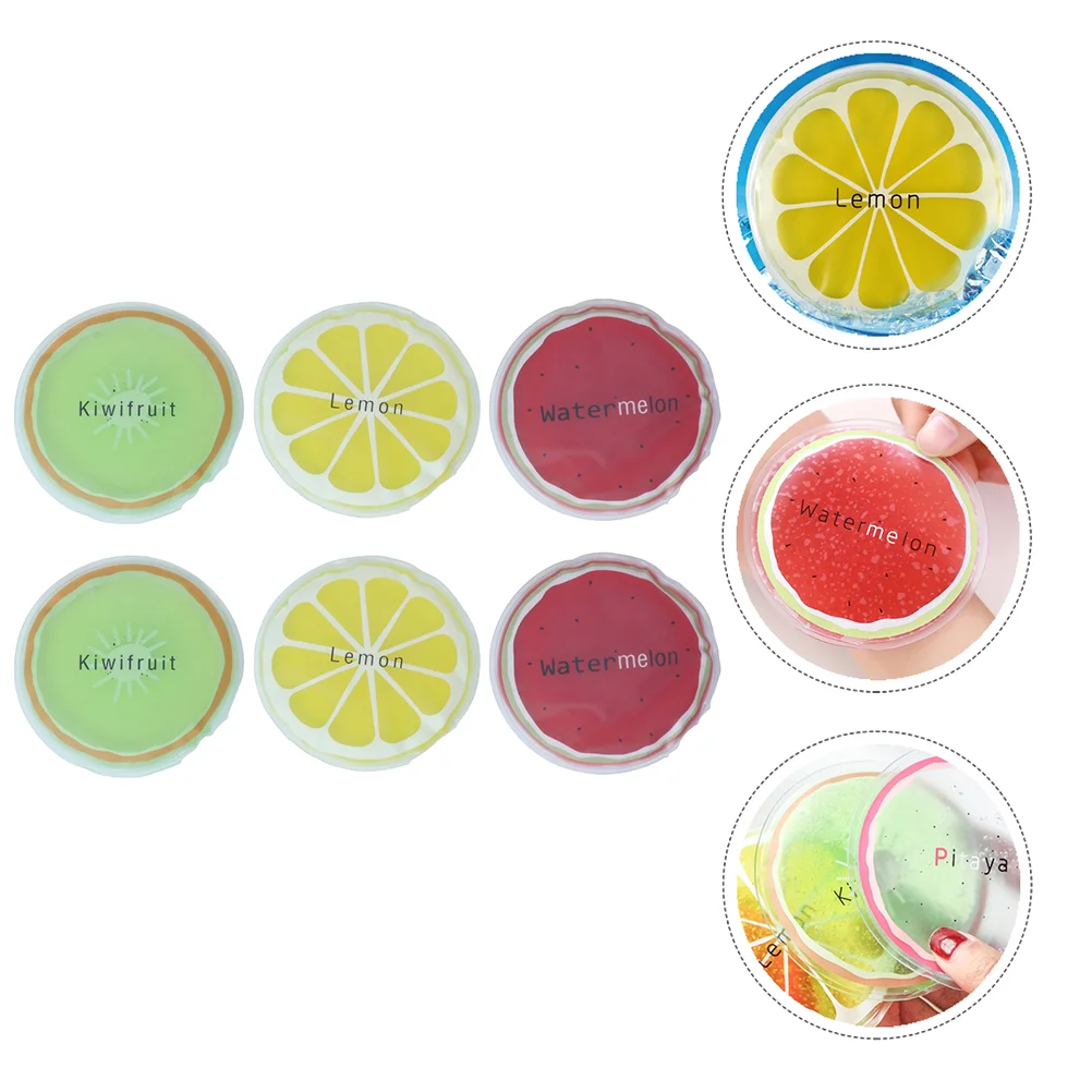 

Icepackscold Coolingpads Summer Pad Hot Small Reusable Compress Outdoor Kids Breastfeeding Mini Bead Travel Round Fruit Mat Cool