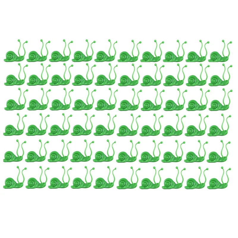 

Plant Climbing Wall Fixture Clips 60Pcs Self-Adhesive Invisible Snail Vine Fixing Bracket Traction Support Hook