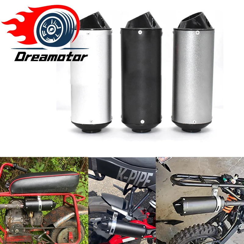 Глушитель выхлопной трубы для мотоцикла диаметр 28 мм 32 38 125cc 150cc 160cc кроссовых