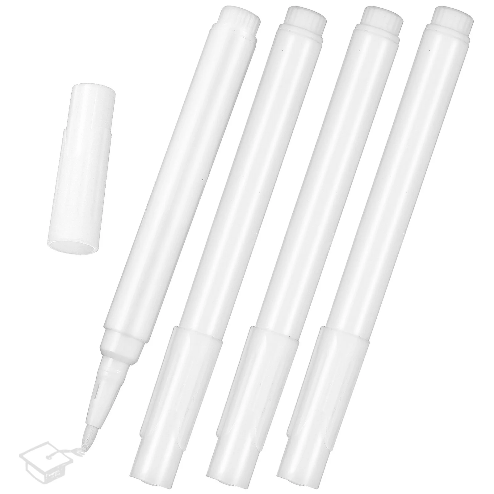 

4 Pcs Blackboard Film Dustless Chalk Portable Writing Markers Chalkboard Pens Creative Polyester Fiber Dry Erase Practical