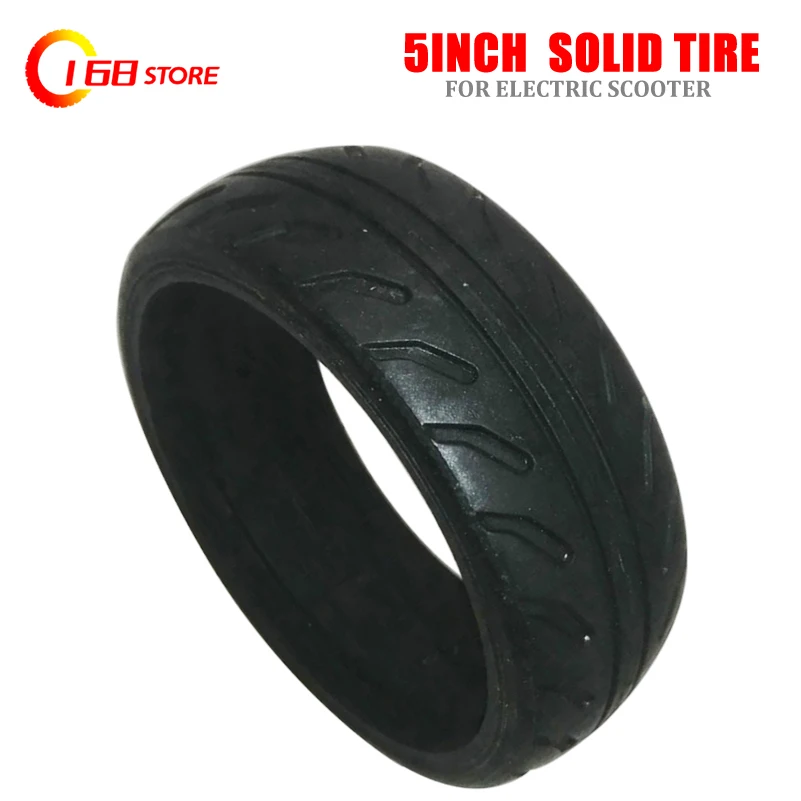 

Бескамерная твердая шина 5 дюймов диаметром 120 мм для электроскутера, твердая шина 5 дюймов