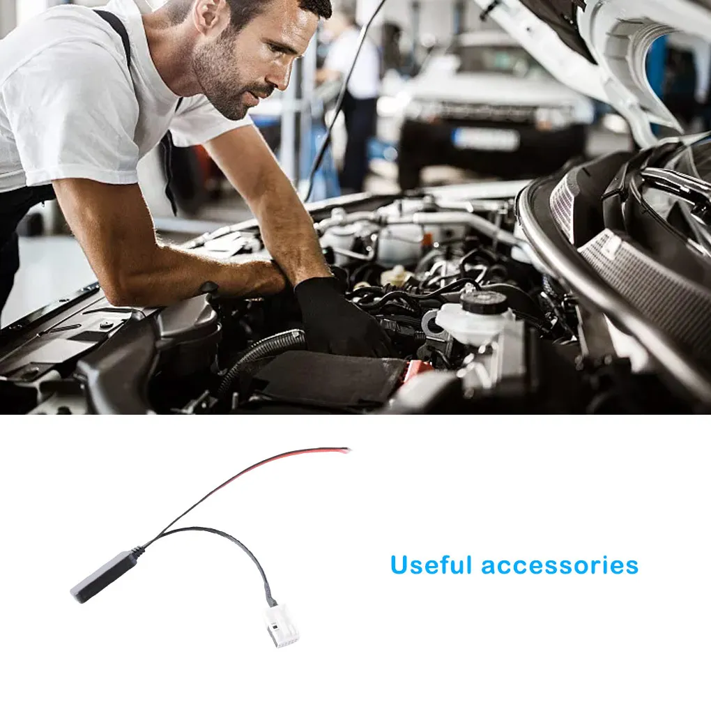 

Автомобильный Bluetooth-совместимый аудио кабель стерео AUX адаптер оборудование